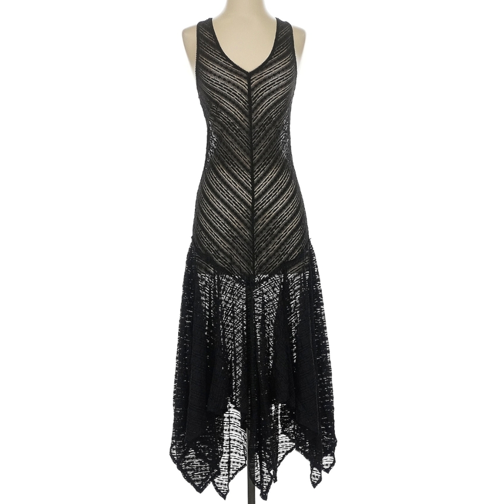 Free People Intimately Lila Dress Black Lace